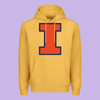 Illinois Fighting Illini Premium Hoodie Designed By Pixelwave