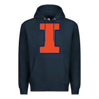 Navy illinois fighting illini Premium Hoodie - PixelWave
