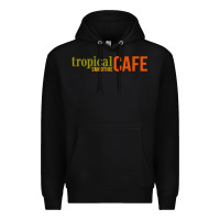 Black Tropical Smoothie Premium Hoodie - PixelWave