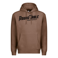 Chestnut resto, round table pizza new Premium Hoodie - PixelWave