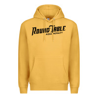 Mustard resto, round table pizza new Premium Hoodie - PixelWave