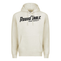 Oatmeal Heather resto, round table pizza new Premium Hoodie - PixelWave
