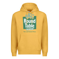 Mustard round table pizza Premium Hoodie - PixelWave