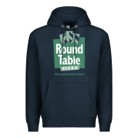 Navy round table pizza Premium Hoodie - PixelWave