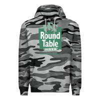Slate Camo round table pizza Premium Hoodie - PixelWave