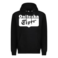 Black onitsuka tiger Premium Hoodie - PixelWave