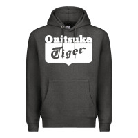 Charcoal Heather onitsuka tiger Premium Hoodie - PixelWave