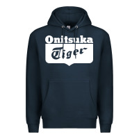 Navy onitsuka tiger Premium Hoodie - PixelWave