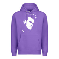 Purple morrissey the smiths Premium Hoodie - PixelWave
