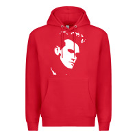 Red morrissey the smiths Premium Hoodie - PixelWave