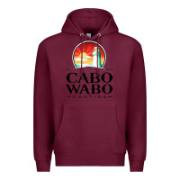 Burgundy cabo wabo Premium Hoodie - PixelWave