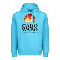 Ocean Blue cabo wabo Premium Hoodie - PixelWave