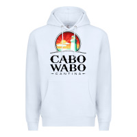 White cabo wabo Premium Hoodie - PixelWave