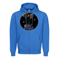 True Royal Space Travel Zipper Hoodie - Bettercallsaul
