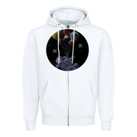 White Space Travel Zipper Hoodie - Bettercallsaul