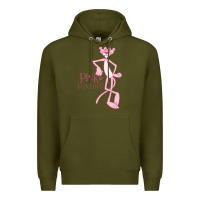 Army Green pink panther Premium Hoodie - PixelWave