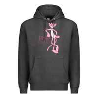 Charcoal Heather pink panther Premium Hoodie - PixelWave