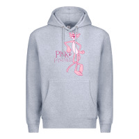 Heather Grey pink panther Premium Hoodie - PixelWave