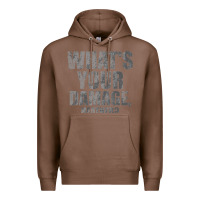 Chestnut what's your damage, heather   heathers Premium Hoodie - PixelWave
