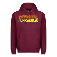 Burgundy parliament funkadelic Premium Hoodie - PixelWave