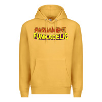 Mustard parliament funkadelic Premium Hoodie - PixelWave