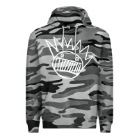 Slate Camo ween Premium Hoodie - PixelWave