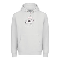 Dove Grey liberation to all vegan vegetarian food animal love Premium Hoodie - PixelWave