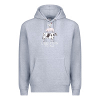 Heather Grey liberation to all vegan vegetarian food animal love Premium Hoodie - PixelWave