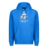 True Royal liberation to all vegan vegetarian food animal love Premium Hoodie - PixelWave