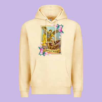 St Michael The Archangel - Protector Catholic Church Angel Premium Hoodie Designed By Pixelwave