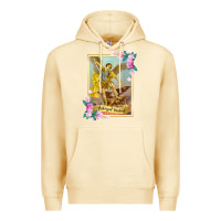 Pina Colada St Michael the Archangel - Protector Catholic Church Angel Premium Hoodie - PixelWave