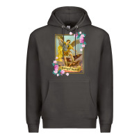 Smoke St Michael the Archangel - Protector Catholic Church Angel Premium Hoodie - PixelWave