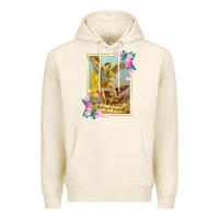 Tofu St Michael the Archangel - Protector Catholic Church Angel Premium Hoodie - PixelWave