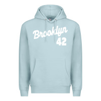 Blue Mist brooklyn 42 Premium Hoodie - PixelWave