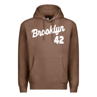 Chestnut brooklyn 42 Premium Hoodie - PixelWave