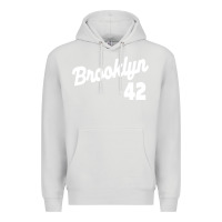 Dove Grey brooklyn 42 Premium Hoodie - PixelWave