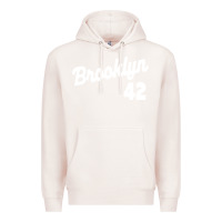 Pale Pink brooklyn 42 Premium Hoodie - PixelWave