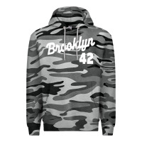 Slate Camo brooklyn 42 Premium Hoodie - PixelWave