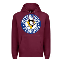 Burgundy penguins player sky Premium Hoodie - Craftify