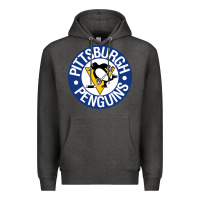 Charcoal Heather penguins player sky Premium Hoodie - Craftify