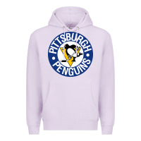 Lilac penguins player sky Premium Hoodie - Craftify