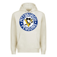 Oatmeal Heather penguins player sky Premium Hoodie - Craftify