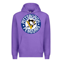Purple penguins player sky Premium Hoodie - Craftify