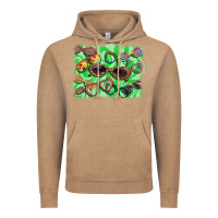 Vintage Coffee sunglasses background Vintage Hoodie - BarkalooDesign