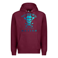 Burgundy kenny chesney no shoes nation Premium Hoodie - Craftify