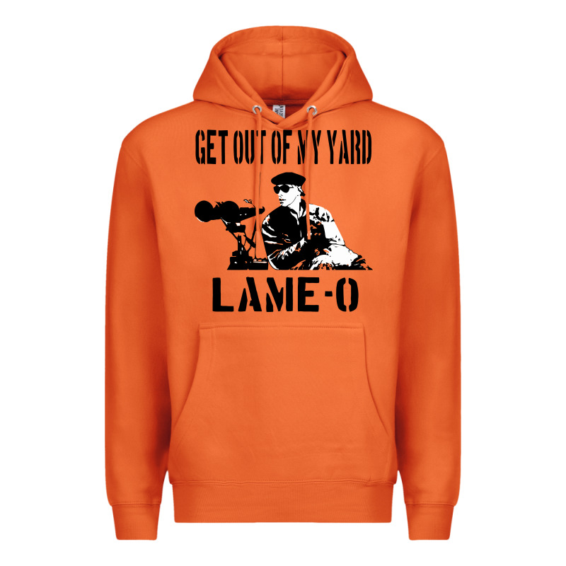 Get Out Of My Yard Lame O The Burbs Quote The Burbs Premium Hoodie by Craftify | Teevron