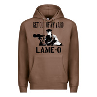 Chestnut get out of my yard lame o the burbs quote the burbs Premium Hoodie - Craftify