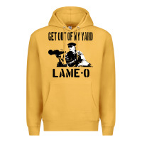 Mustard get out of my yard lame o the burbs quote the burbs Premium Hoodie - Craftify