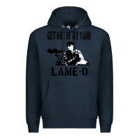 Navy get out of my yard lame o the burbs quote the burbs Premium Hoodie - Craftify