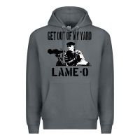 Rock get out of my yard lame o the burbs quote the burbs Premium Hoodie - Craftify